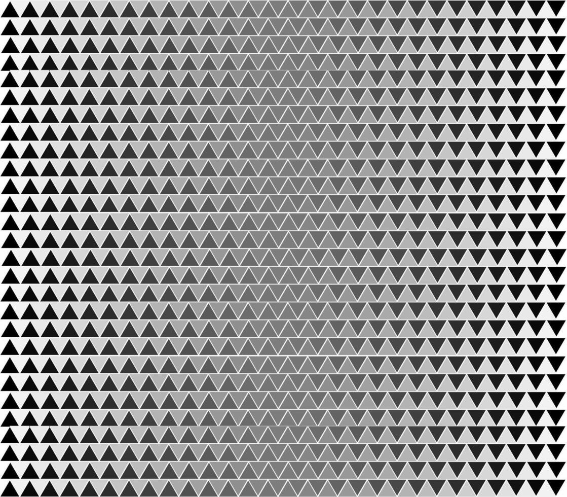 Abstract geometric pattern in the form of black triangles on a white background vector