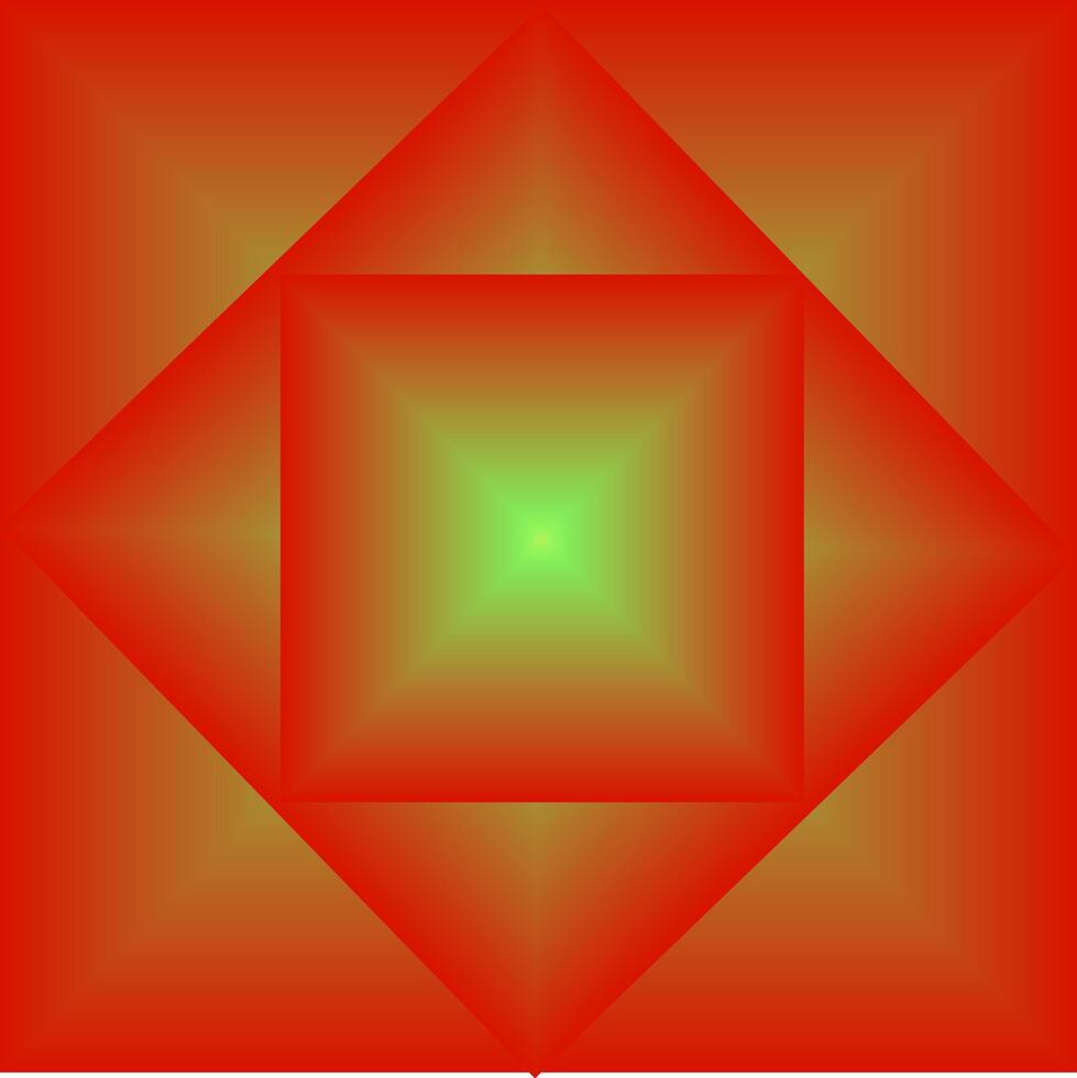 Abstract geometric background in the form of a pattern of orange squares vector