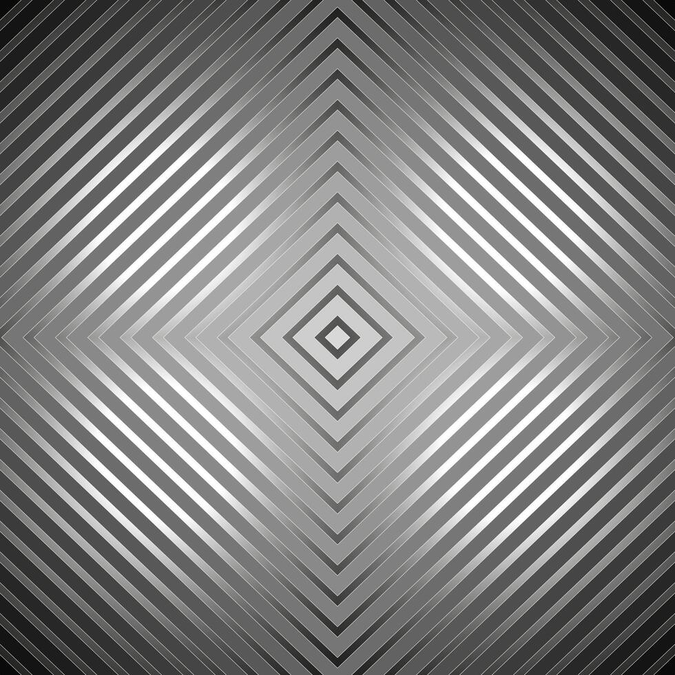 Abstract geometric pattern in the form of gray metal squares on a gradient background vector