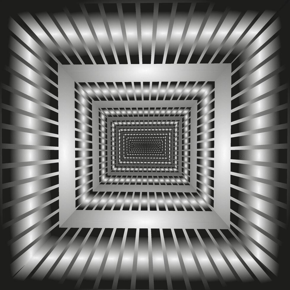 Abstract geometric metal background in gray color vector
