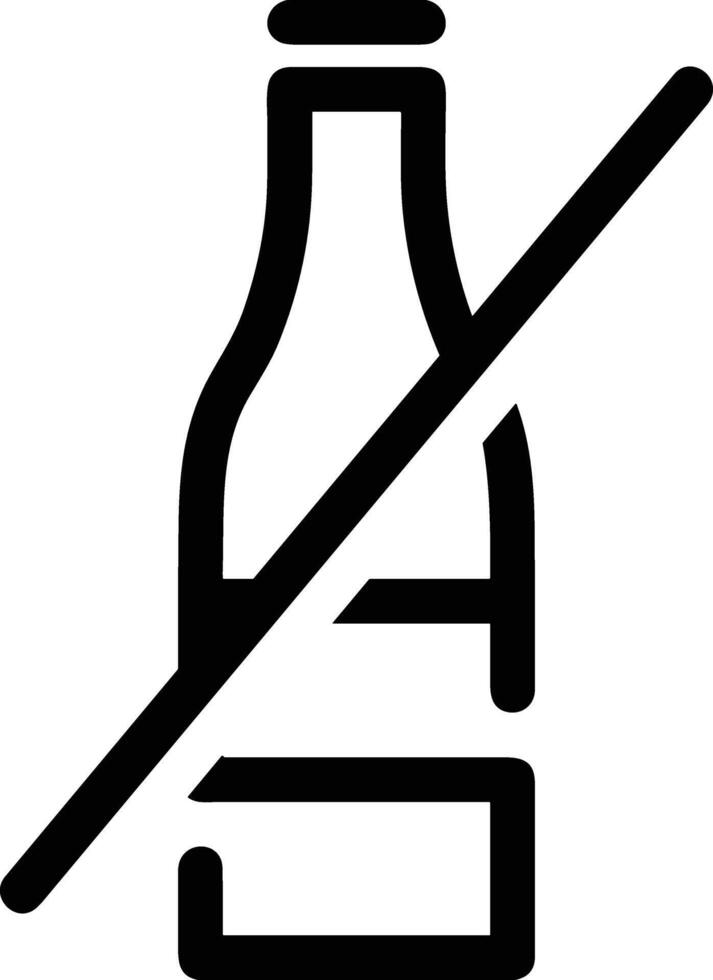 Bottle drink icon symbol image. Illustration of the drink water bottle glass design image vector