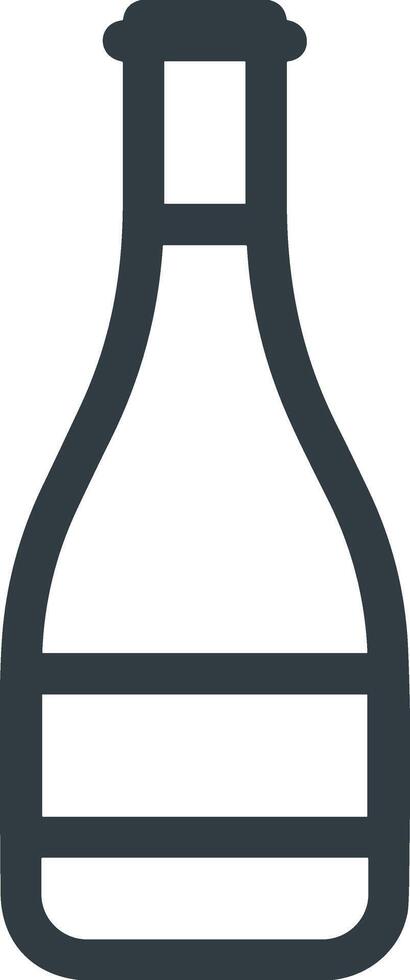 Bottle drink icon symbol image. Illustration of the drink water bottle glass design image vector
