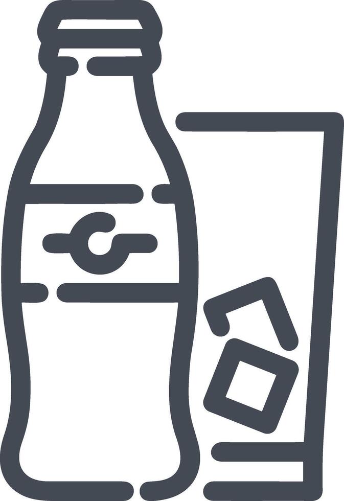 Bottle drink icon symbol image. Illustration of the drink water bottle glass design image vector