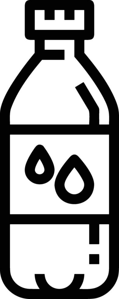 Bottle drink icon symbol image. Illustration of the drink water bottle glass design image vector