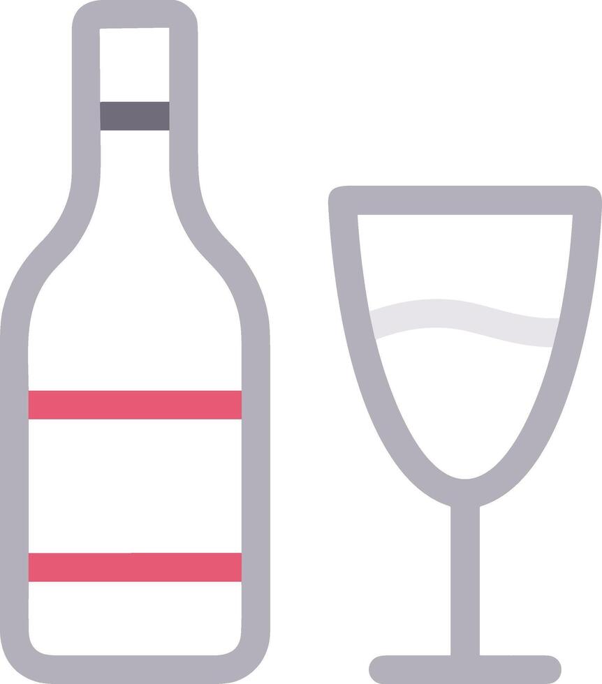 Bottle drink icon symbol image. Illustration of the drink water bottle glass design image vector