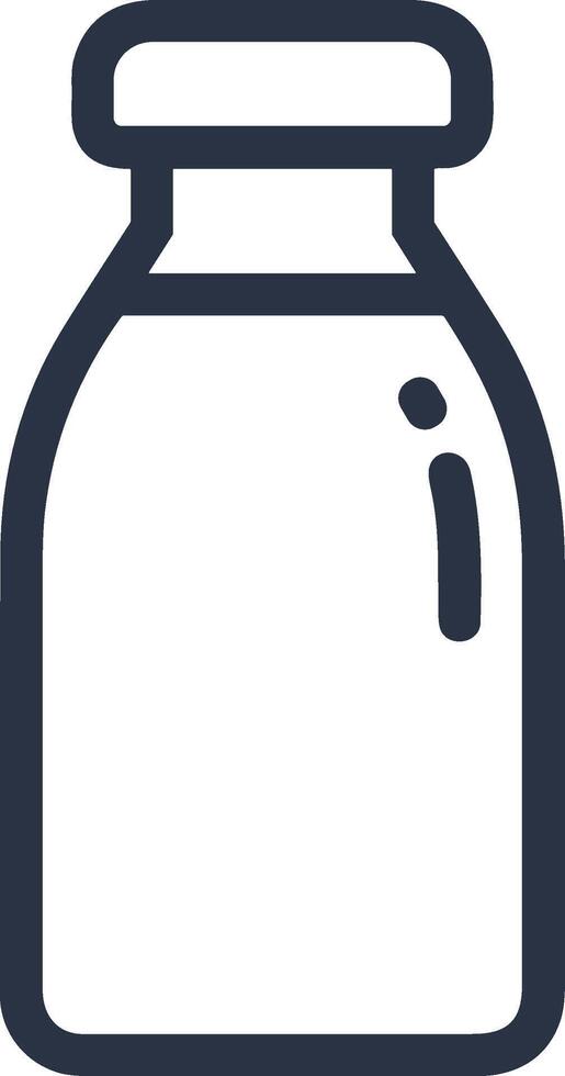 Bottle drink icon symbol image. Illustration of the drink water bottle glass design image vector