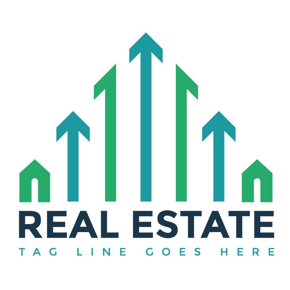 Modern Real Estate Logo Design vector