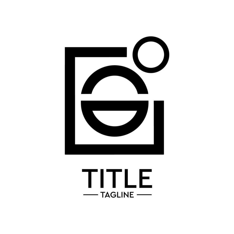 Geometric Golden Shape Logo - A modern and luxurious logo design featuring a geometric shape in golden color, perfect for businesses and brands looking to convey elegance, sophistication. vector