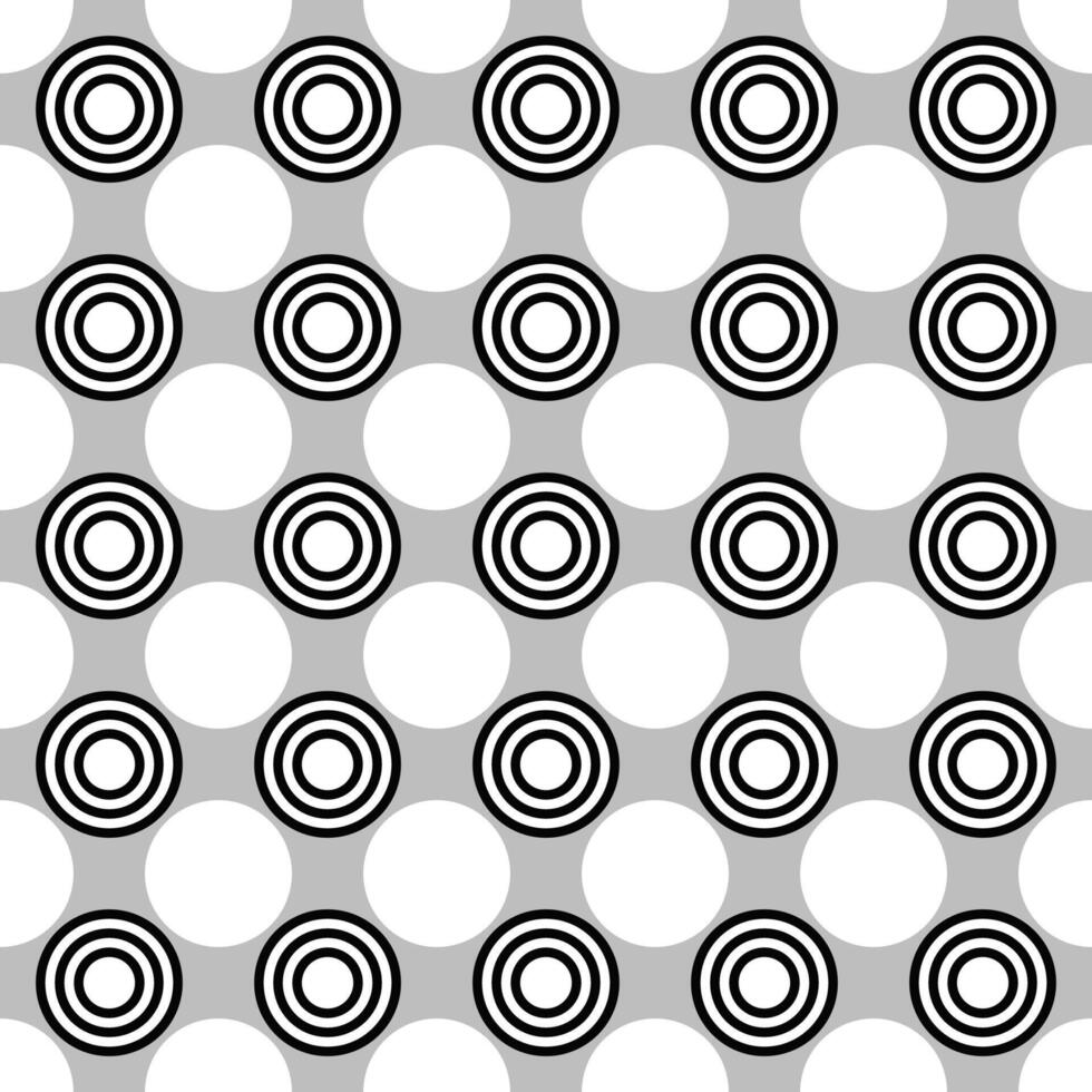 Abstract seamless circle pattern design background - colored illustration vector
