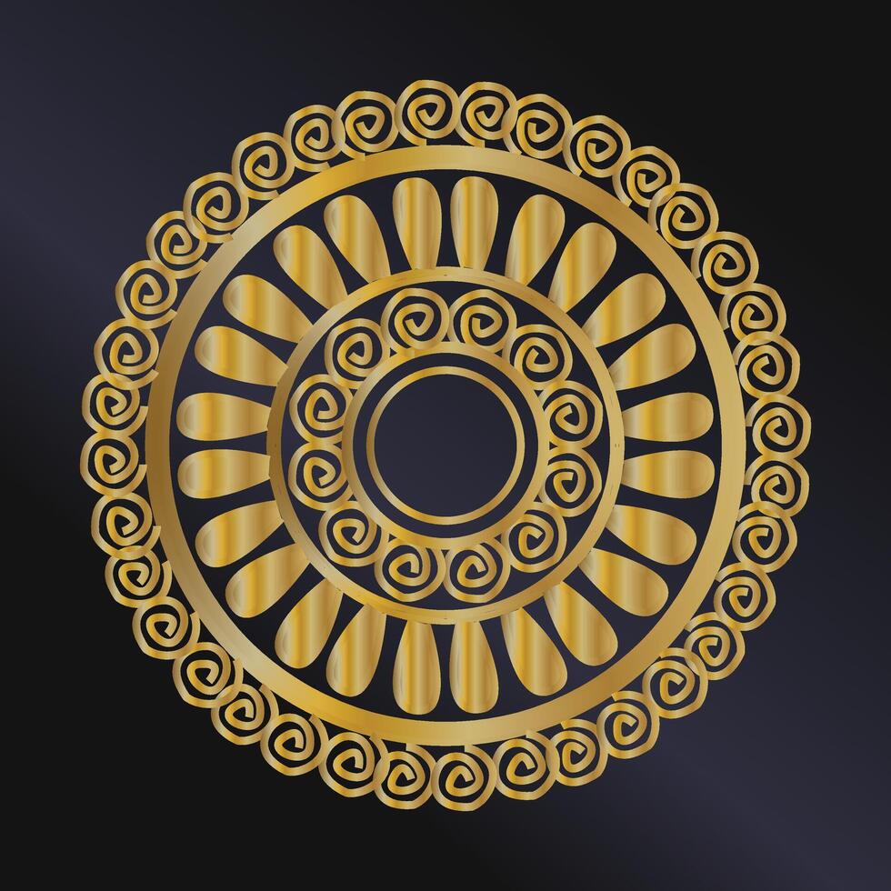 Luxury Mandala decorative ethnic element background vector