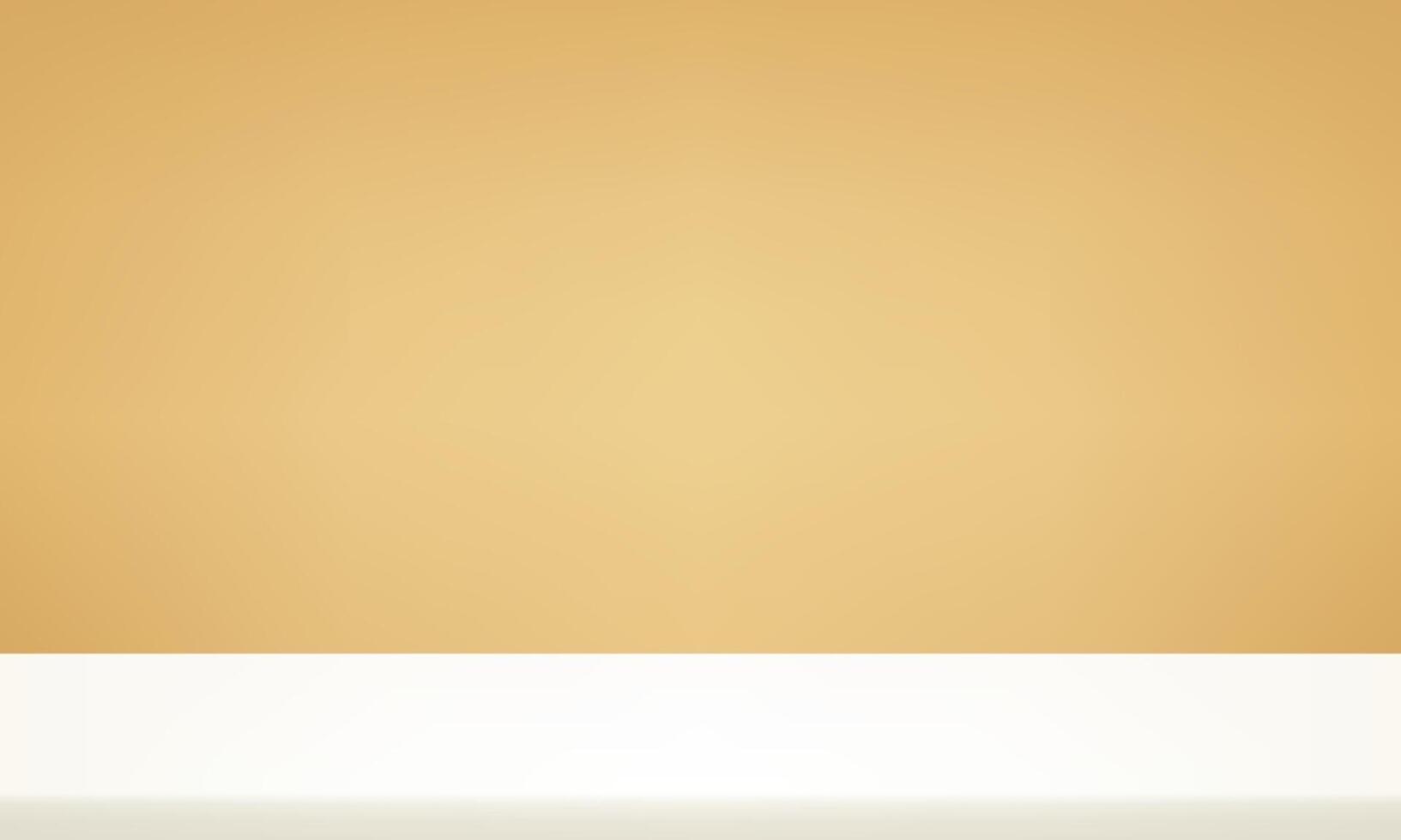 yellow and white background. Space for selling products on the website. Business backdrop. Empty room with light effect. illustration. vector