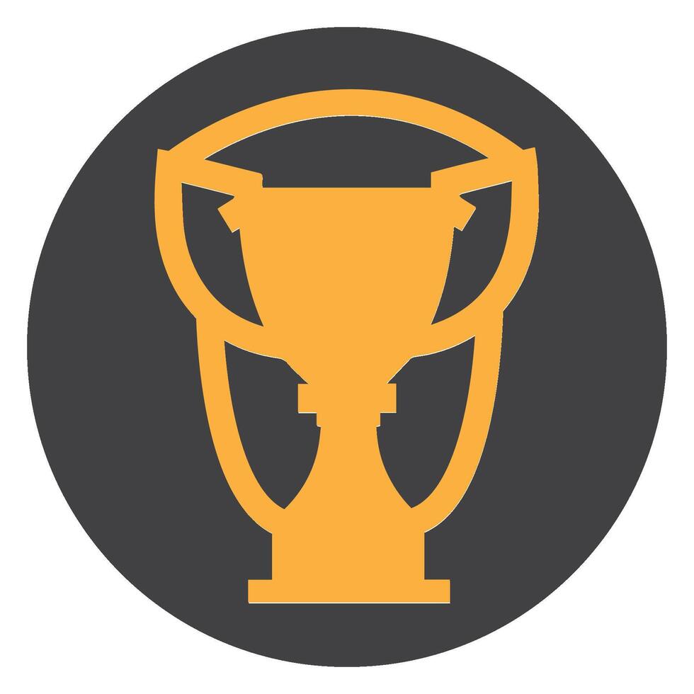 trophy icon vectors illustration symbol design template