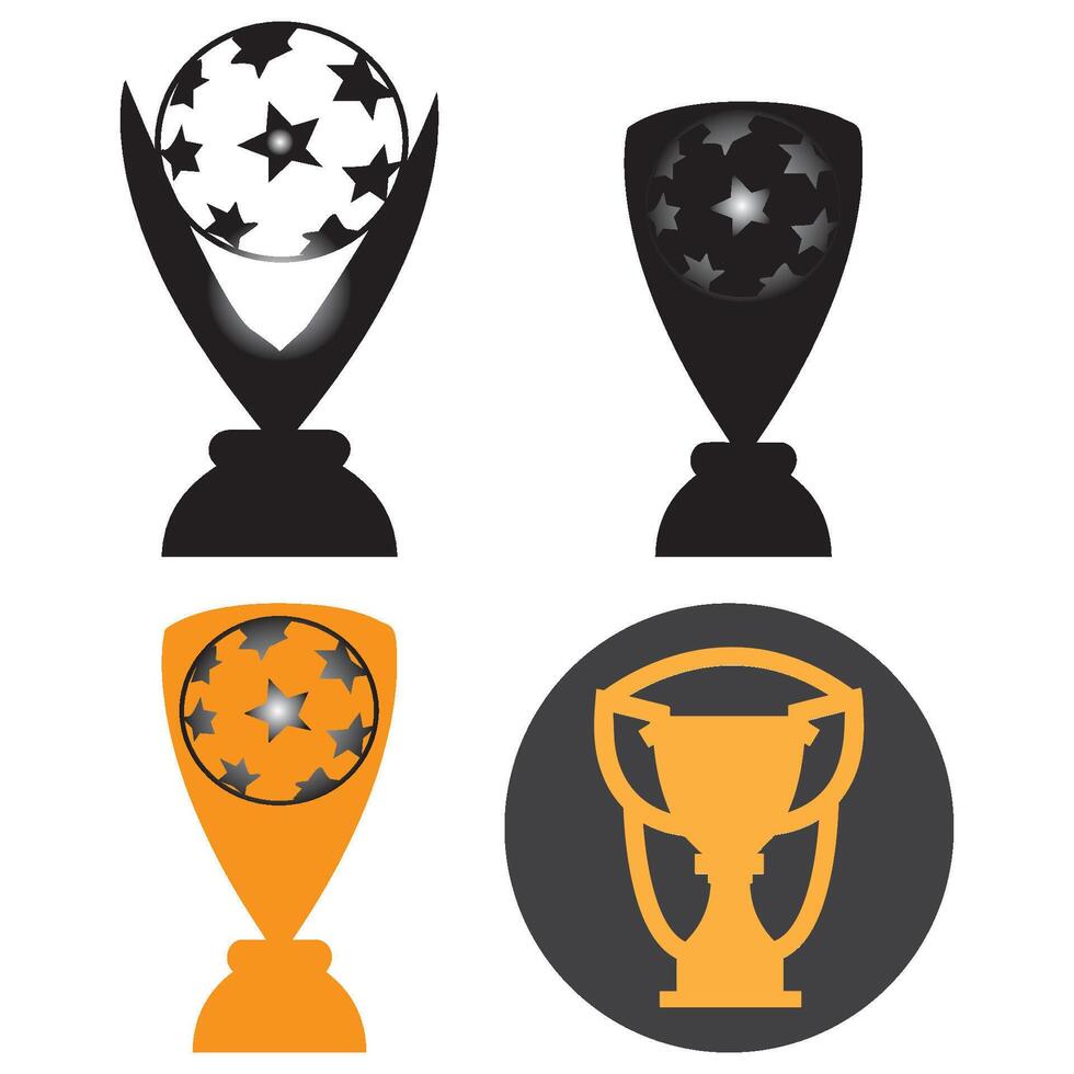 trophy icon vectors illustration symbol design template