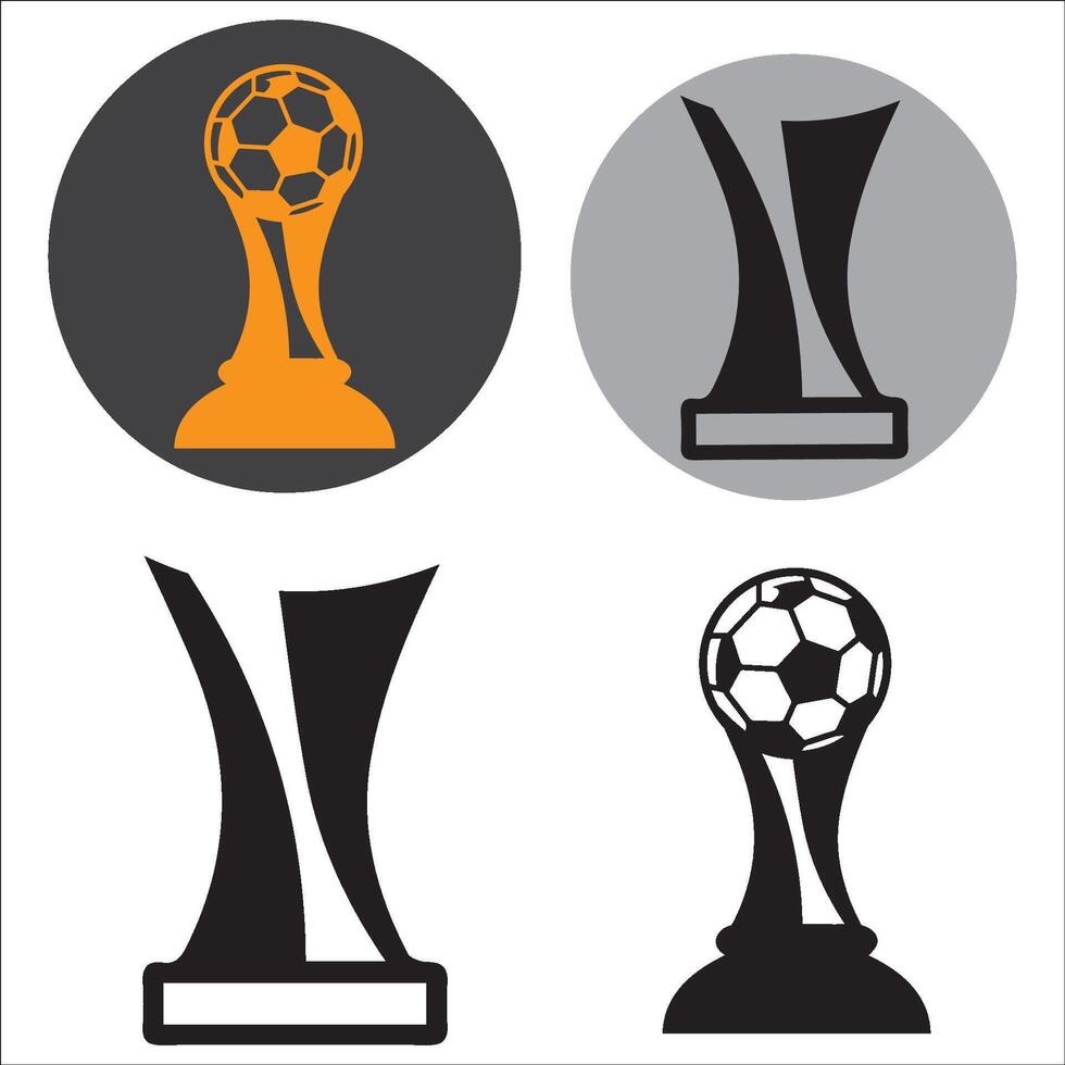 trophy icon vectors illustration symbol design template