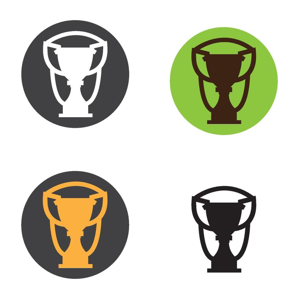 trophy icon vectors illustration symbol design template