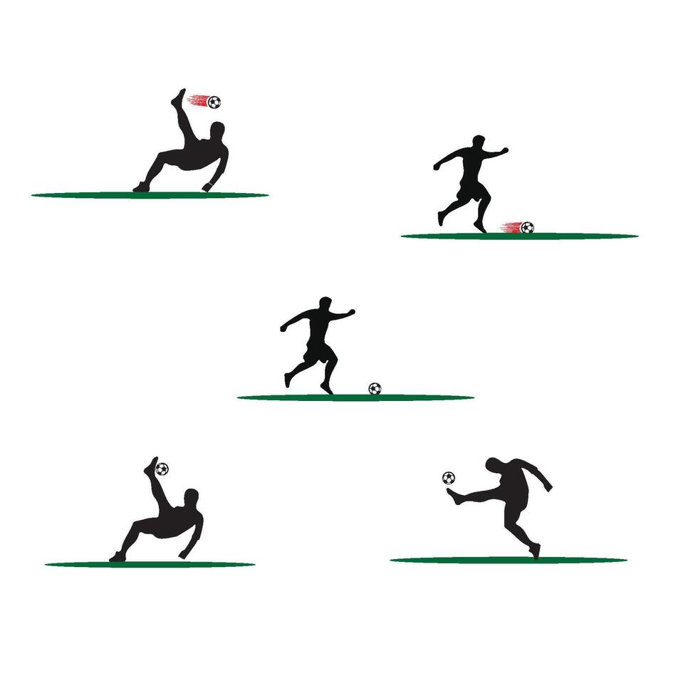 person kicking ball icon illustration symbol design vector