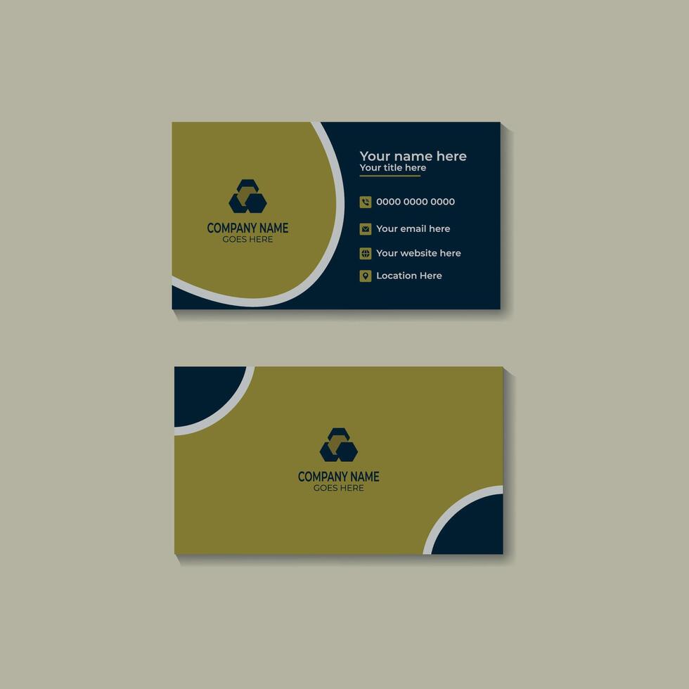 modern business card template vector