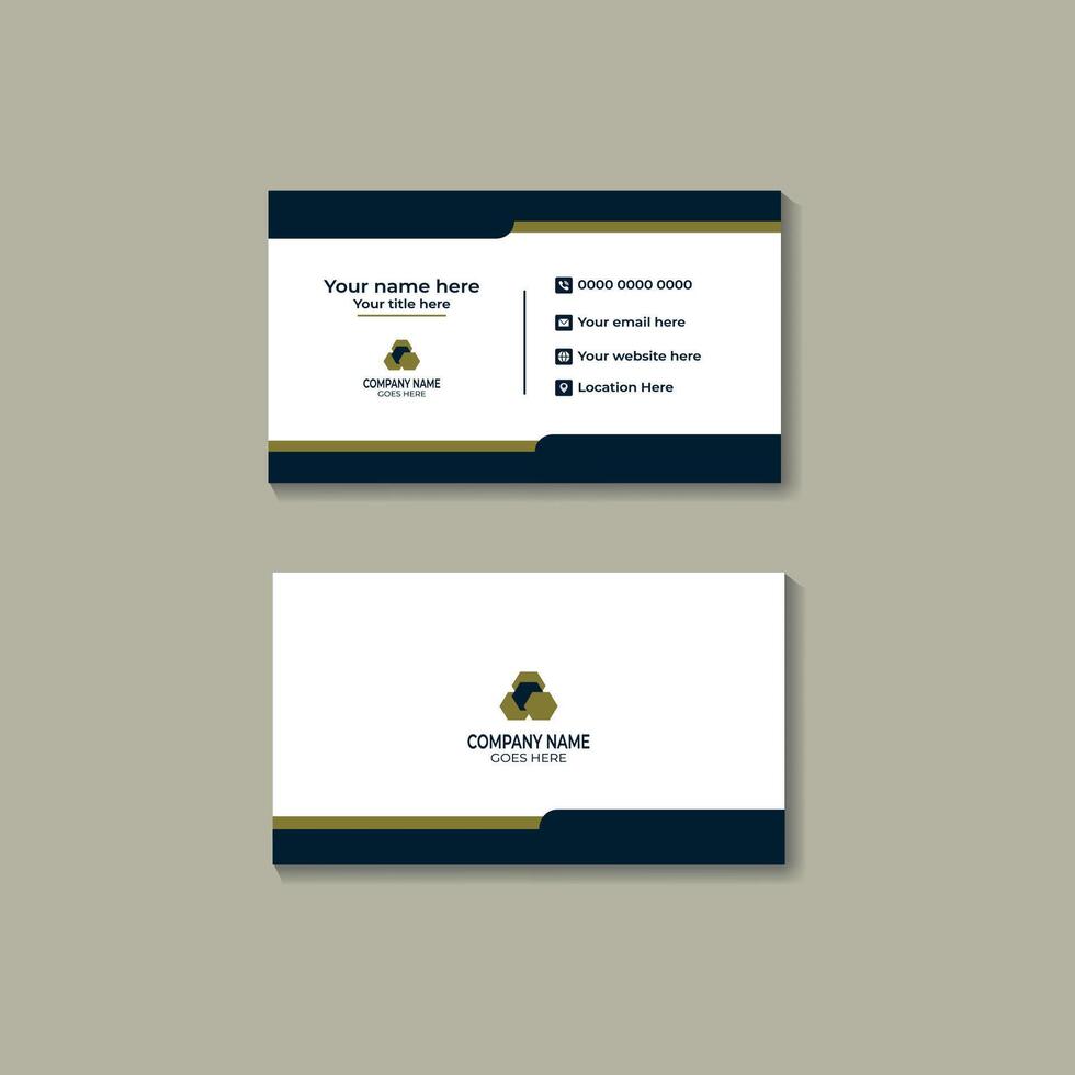 modern business card template vector