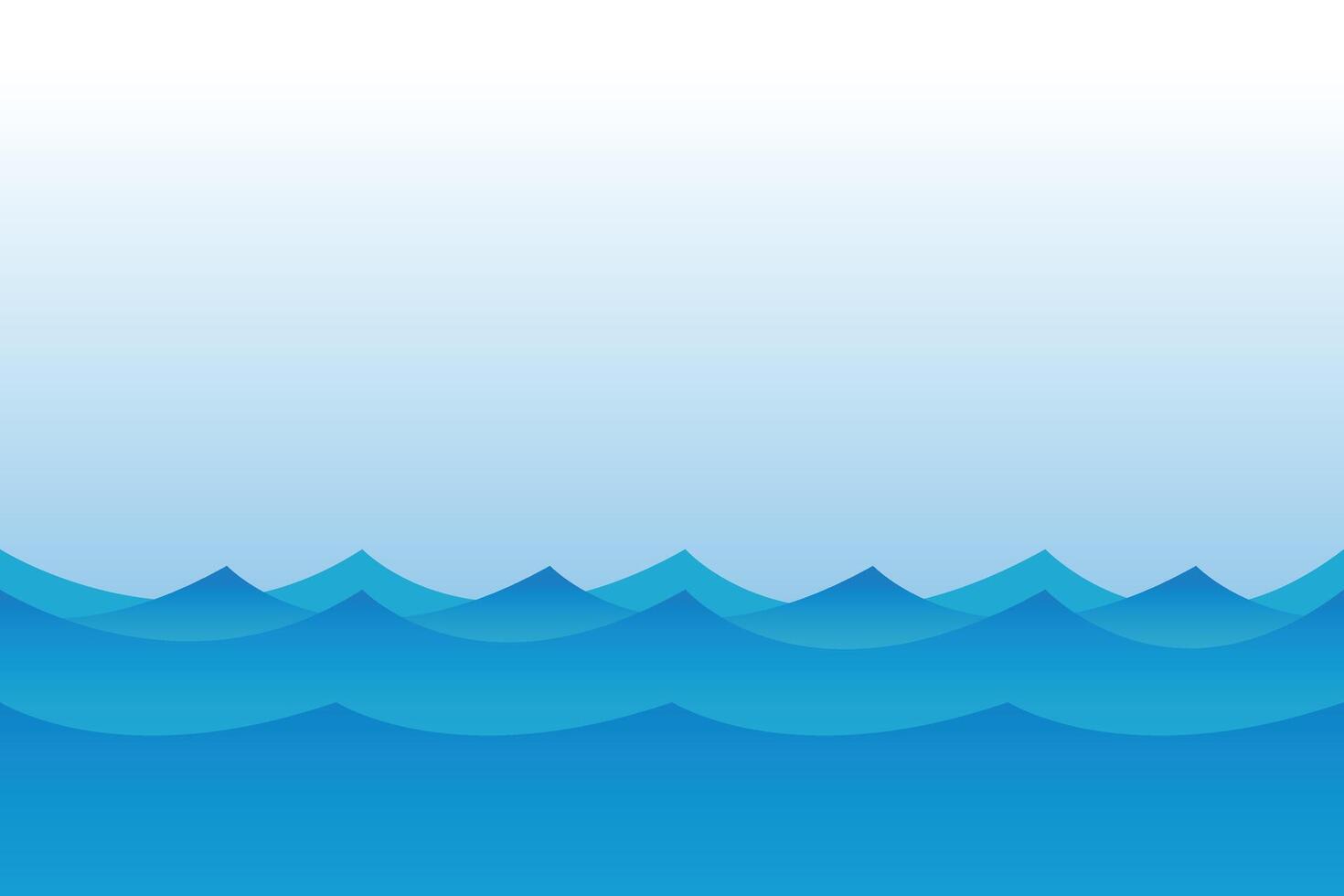 Underwater banner bubbles. Save World oceans day. See or lake, or ocean view vector