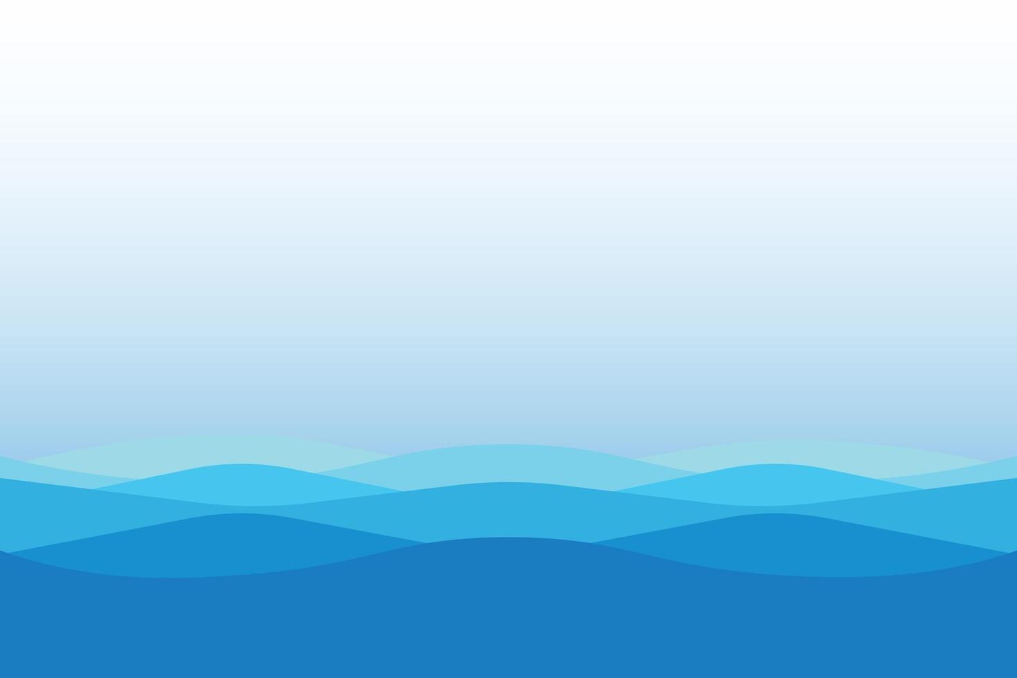Underwater banner bubbles. Save World oceans day. See or lake, or ocean view vector
