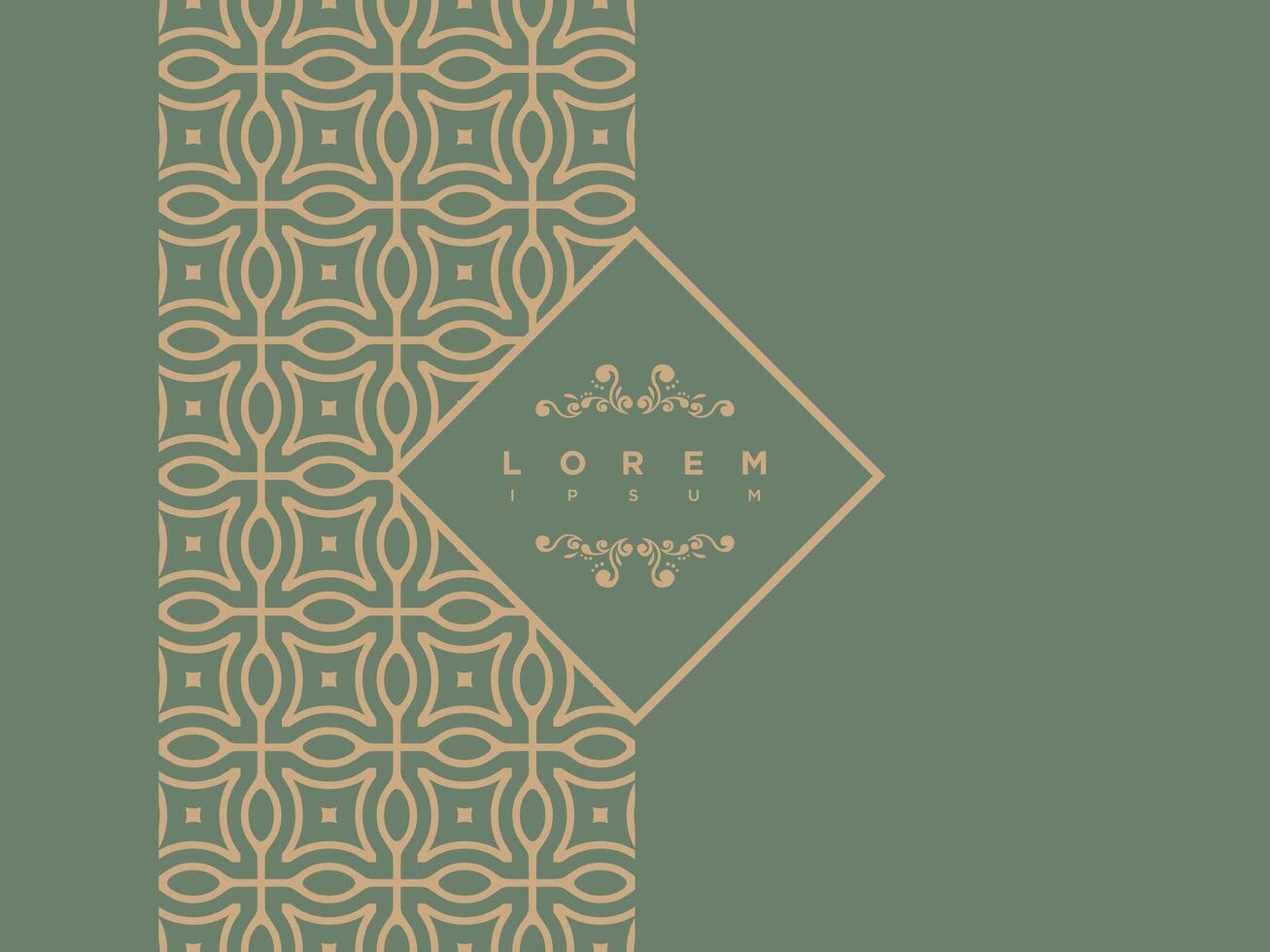 Luxury Modern Seamless Pattern Indonesian Traditional Batik Motifs Design Template vector