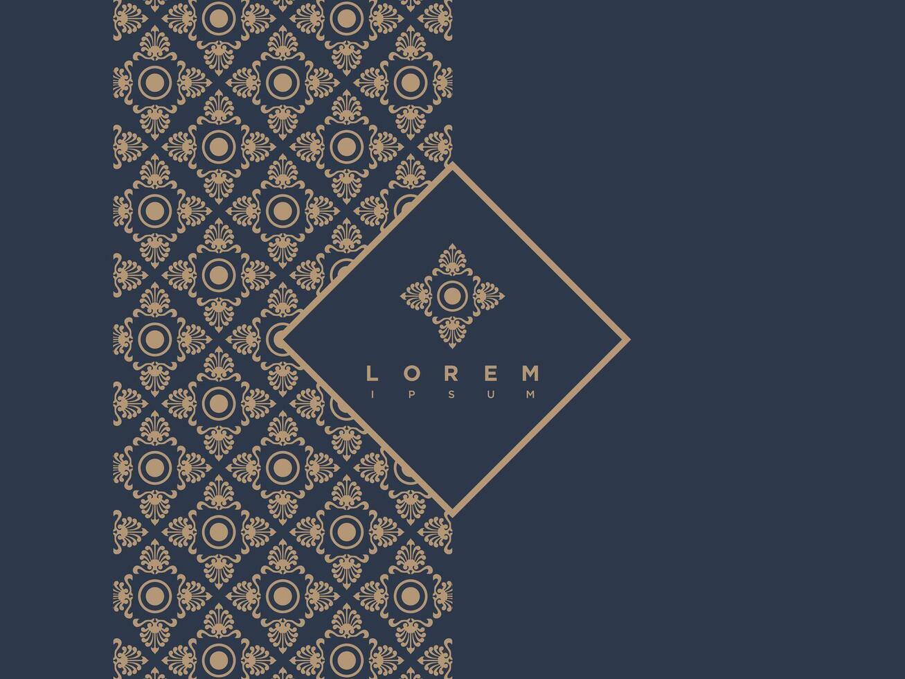 Luxury Modern Seamless Pattern Indonesian Traditional Batik Motifs Design Template vector