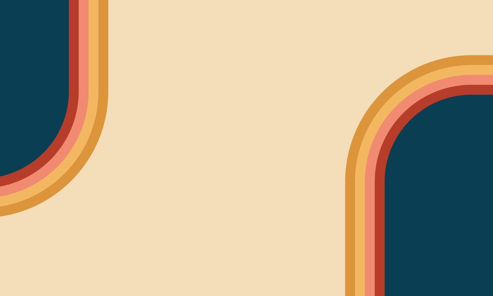 Retro sun burst vintage banner background . vector