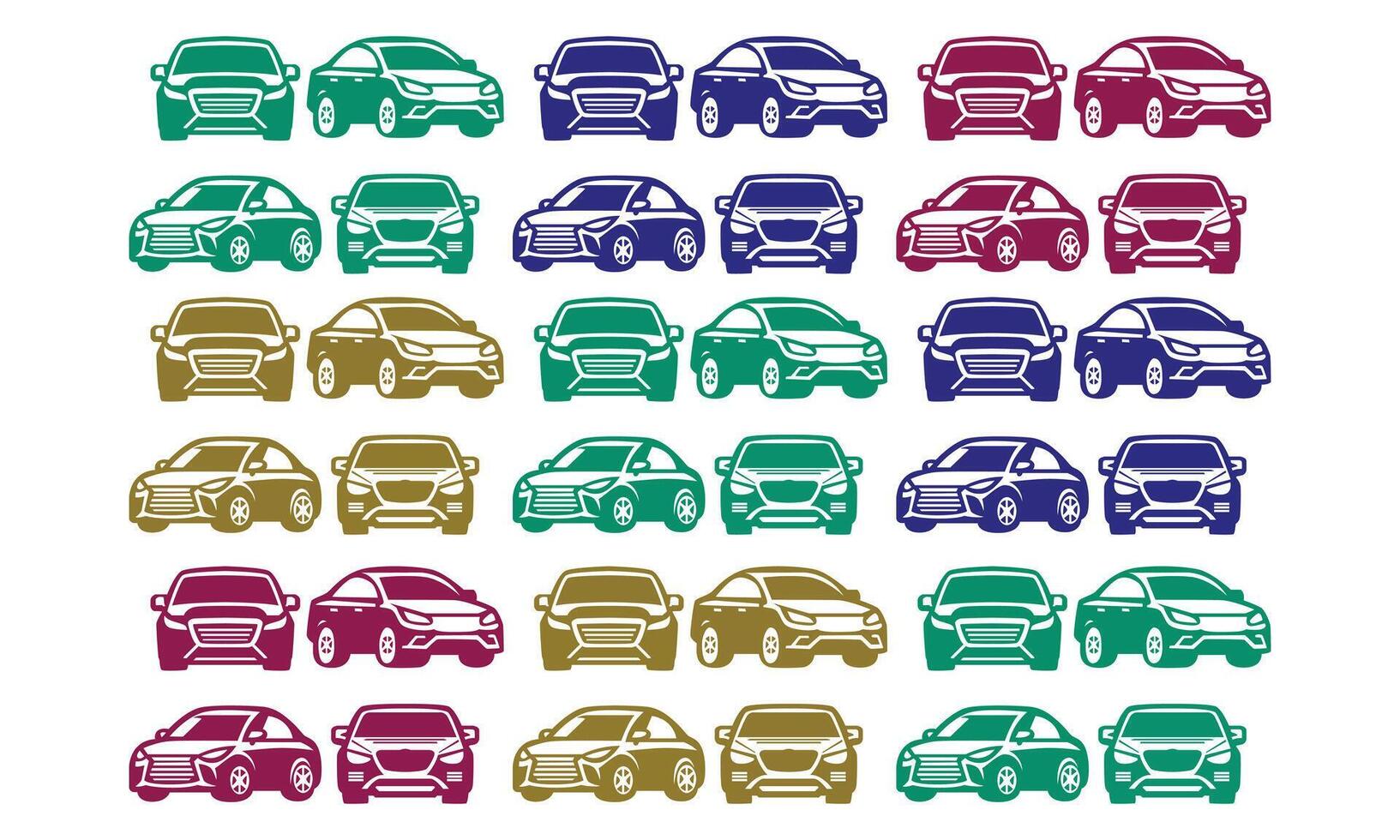 Sports car seamless pattern. For apparel prints, fabrics, and other uses. vector