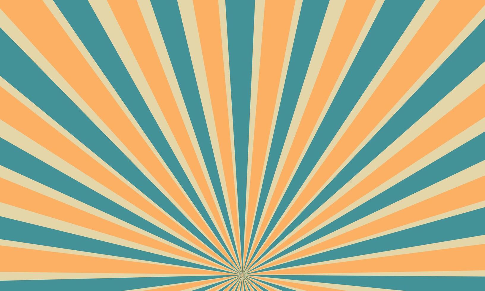 Retro sun burst vintage banner background . vector