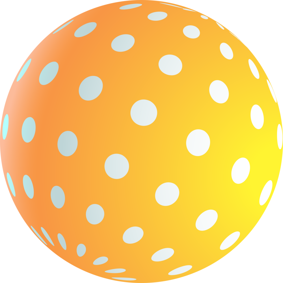 Abstract 3D ball party element png