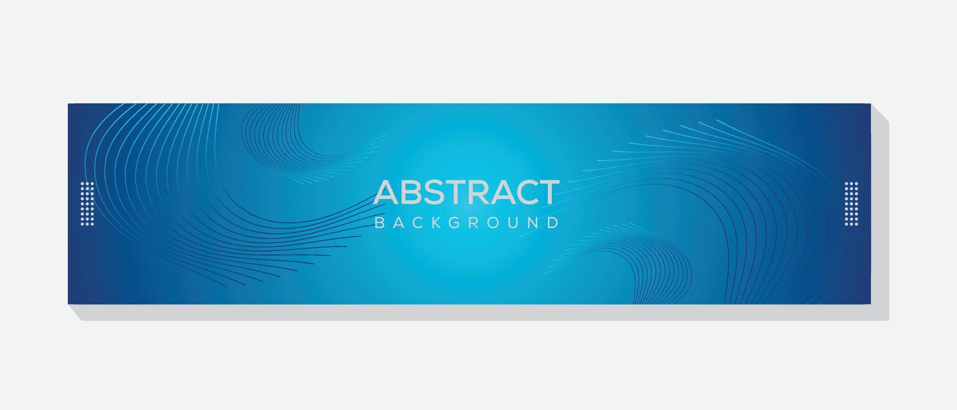 A template for a social media cover banner abstract technology design vector