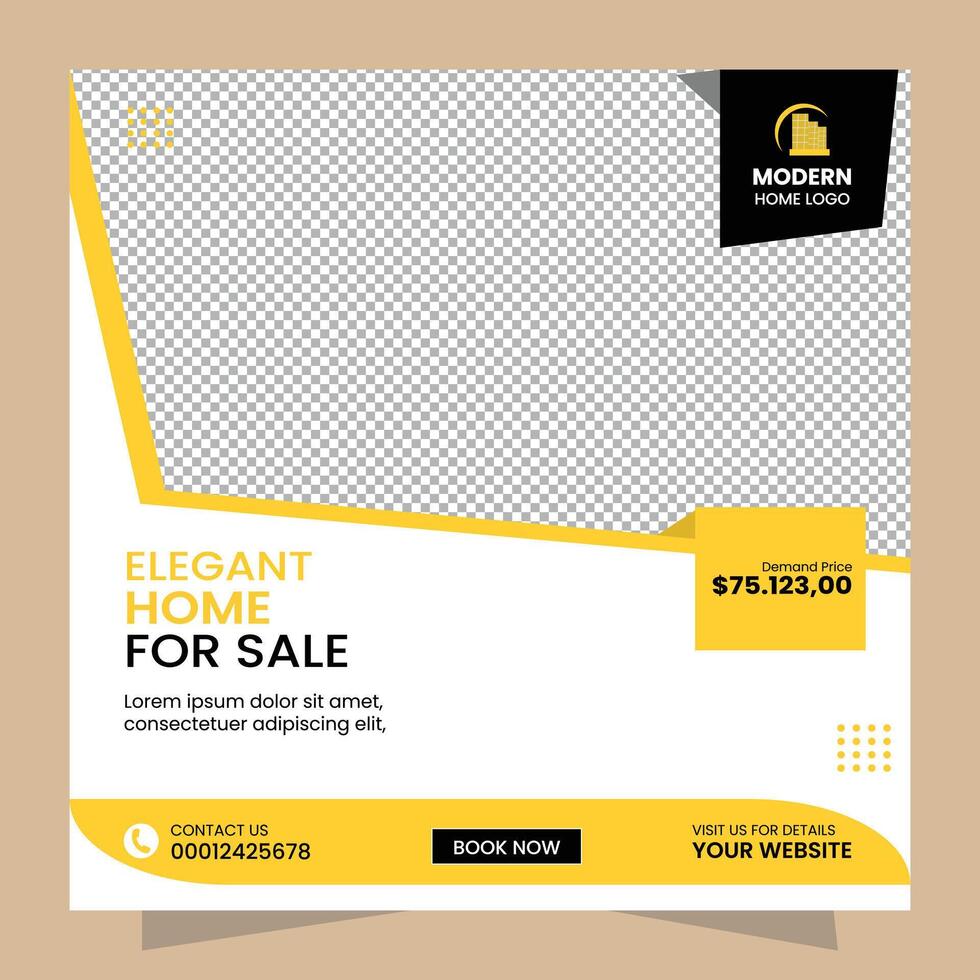 Creative Business Social Media Post Design vector