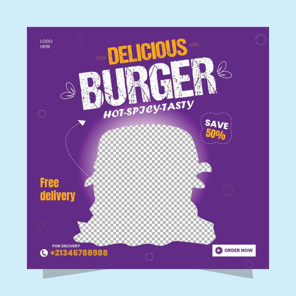 Creative Social Media Post Design vector