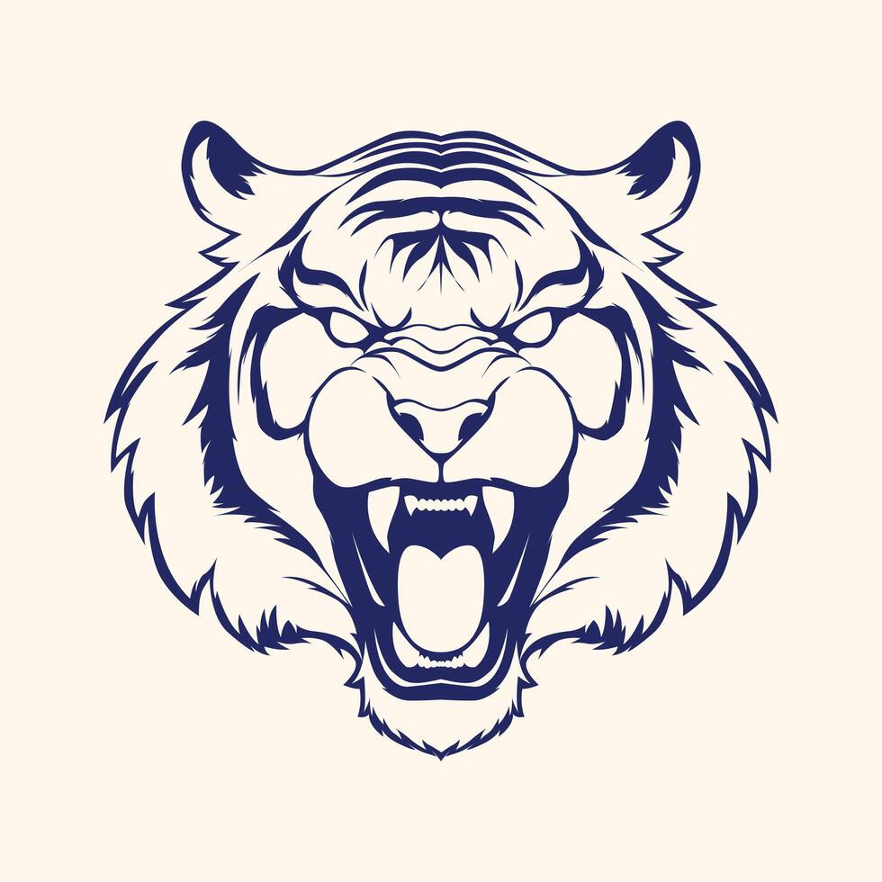 Tiger Mascot Logo vector