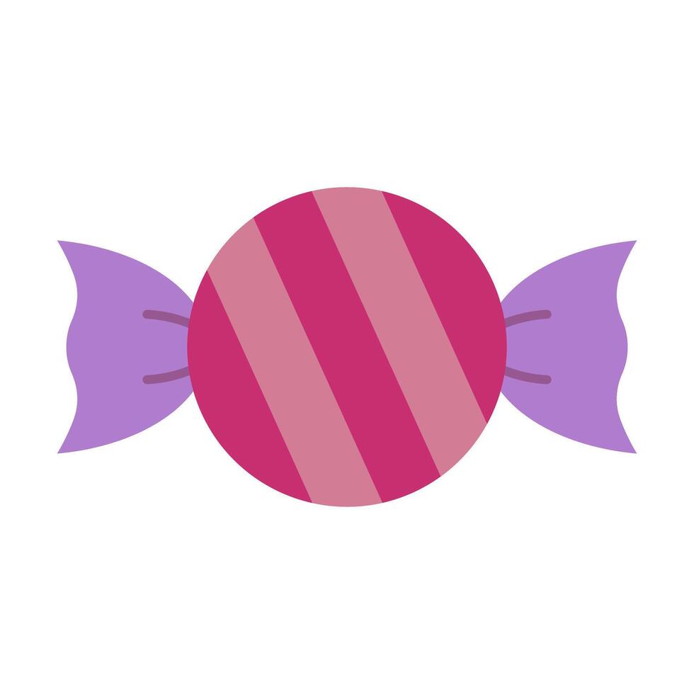 Flat design candy icon. vector