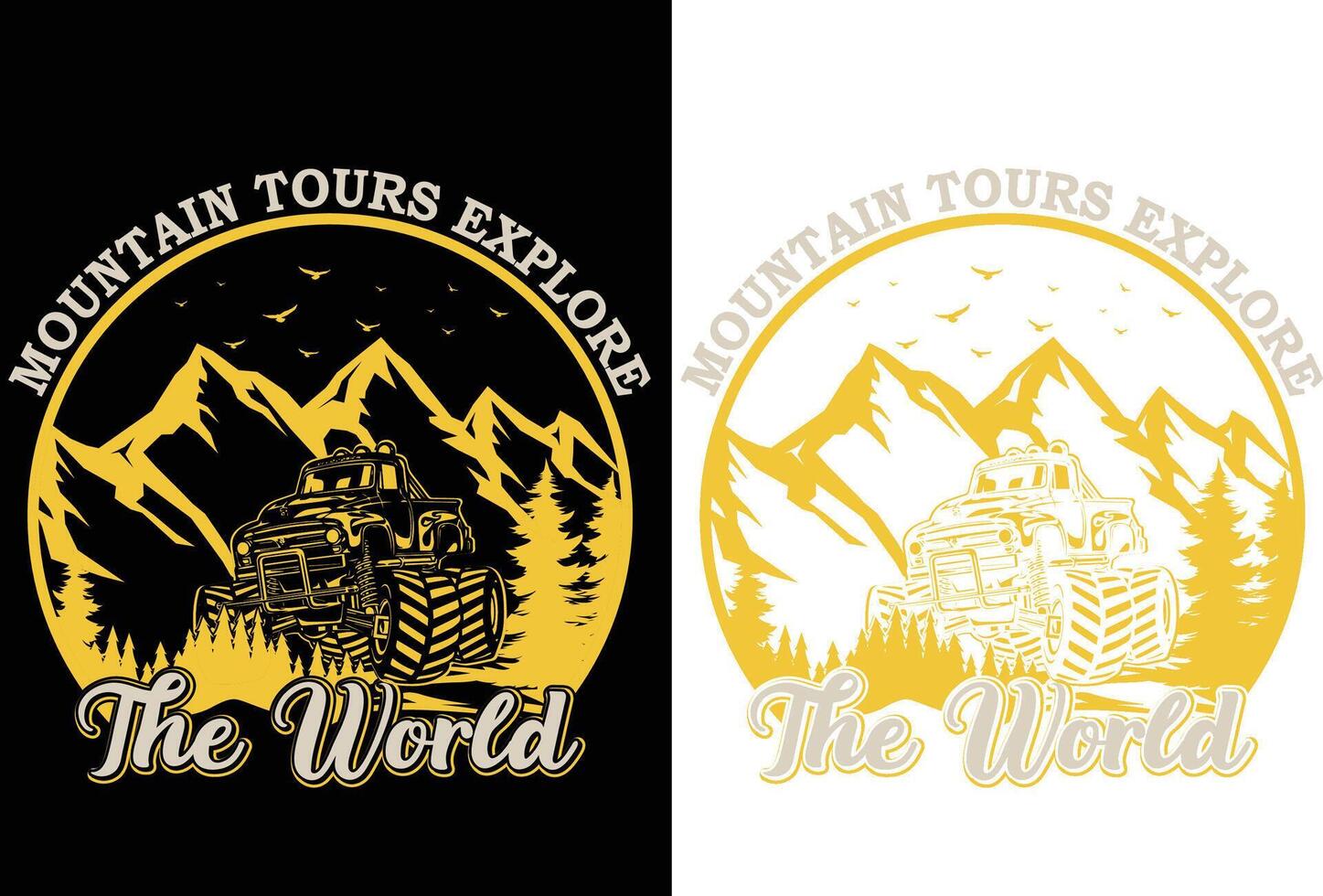 Hiking t-shirt design vector