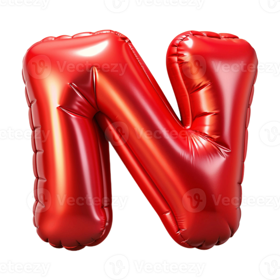 3d foil plastic party balloon N png