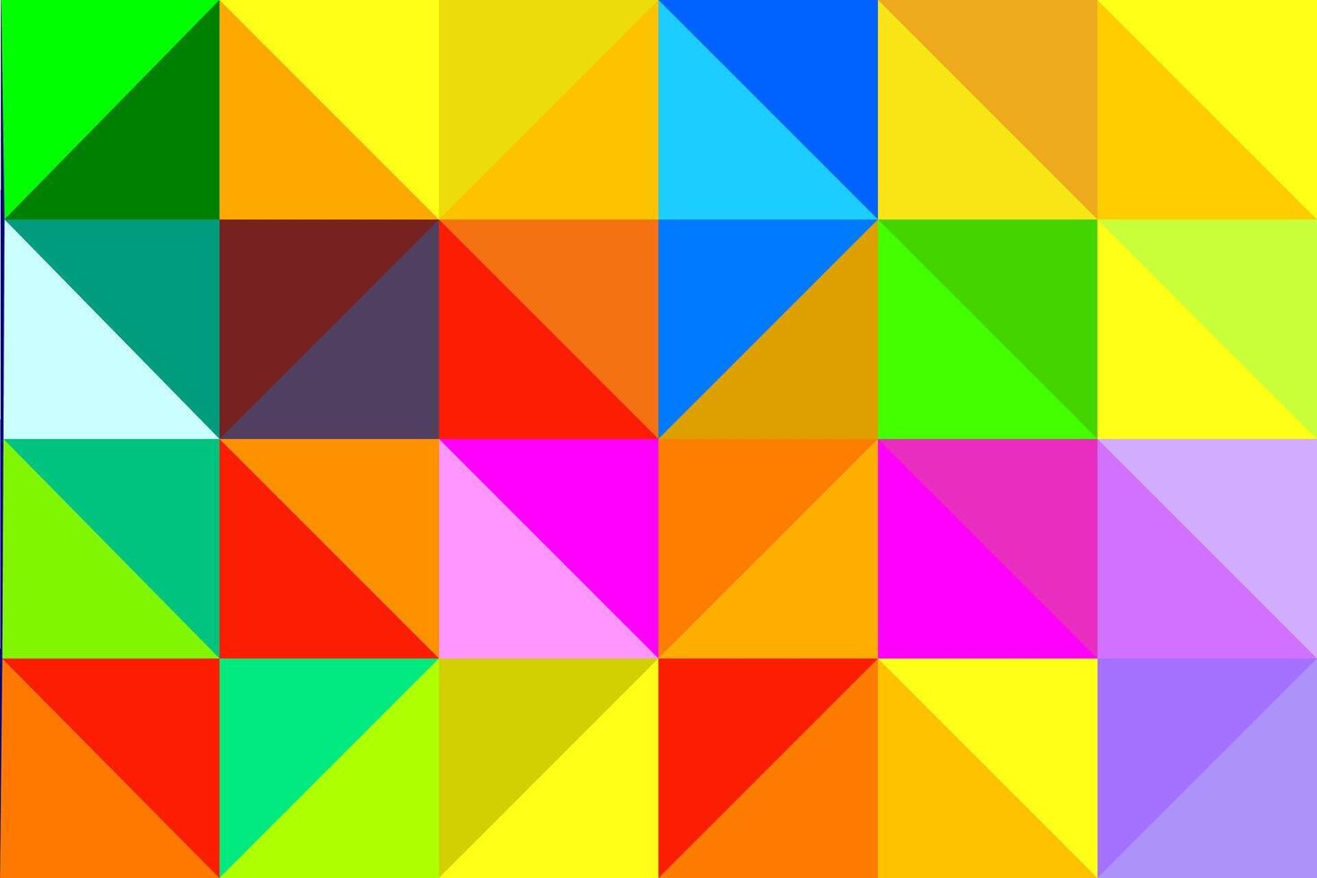 Abstract background of colorful triangle design vector