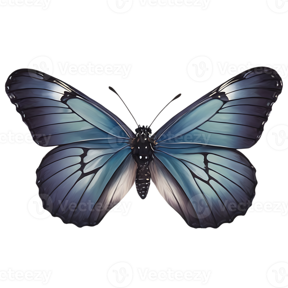 Beautiful Color Butterfly Isolated on a Transparent Background png