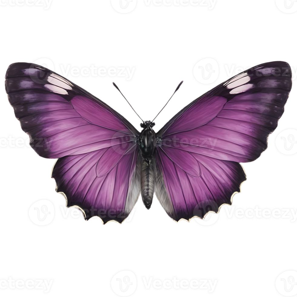 Beautiful Color Butterfly Isolated on a Transparent Background png