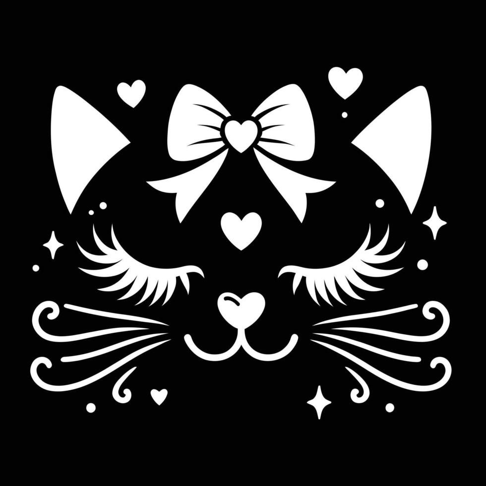 Illustration of Cute Cartoon Cat Characters vector