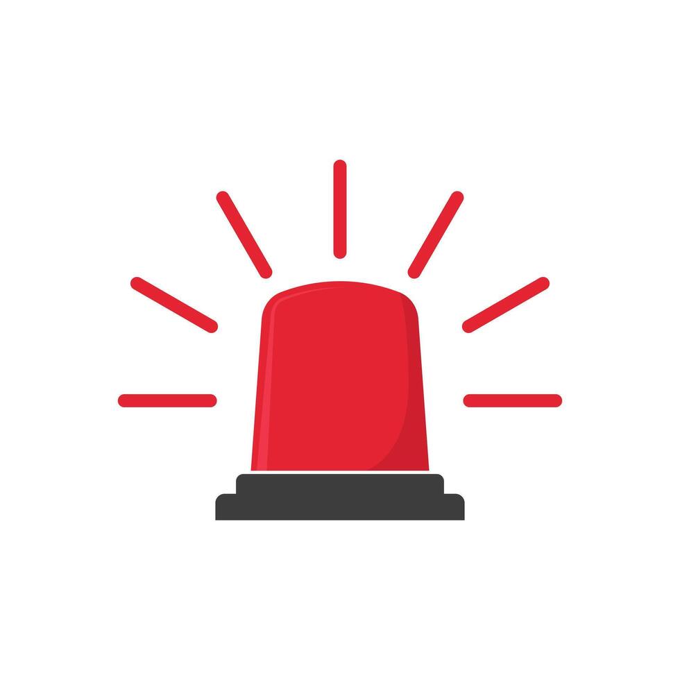 alarm emergency icon design flat style vector