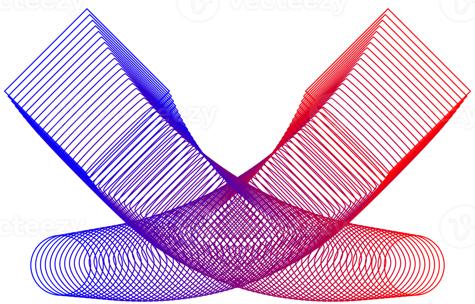 red and blue lines, circles and squares Abstract technology lines for web page decoration. png