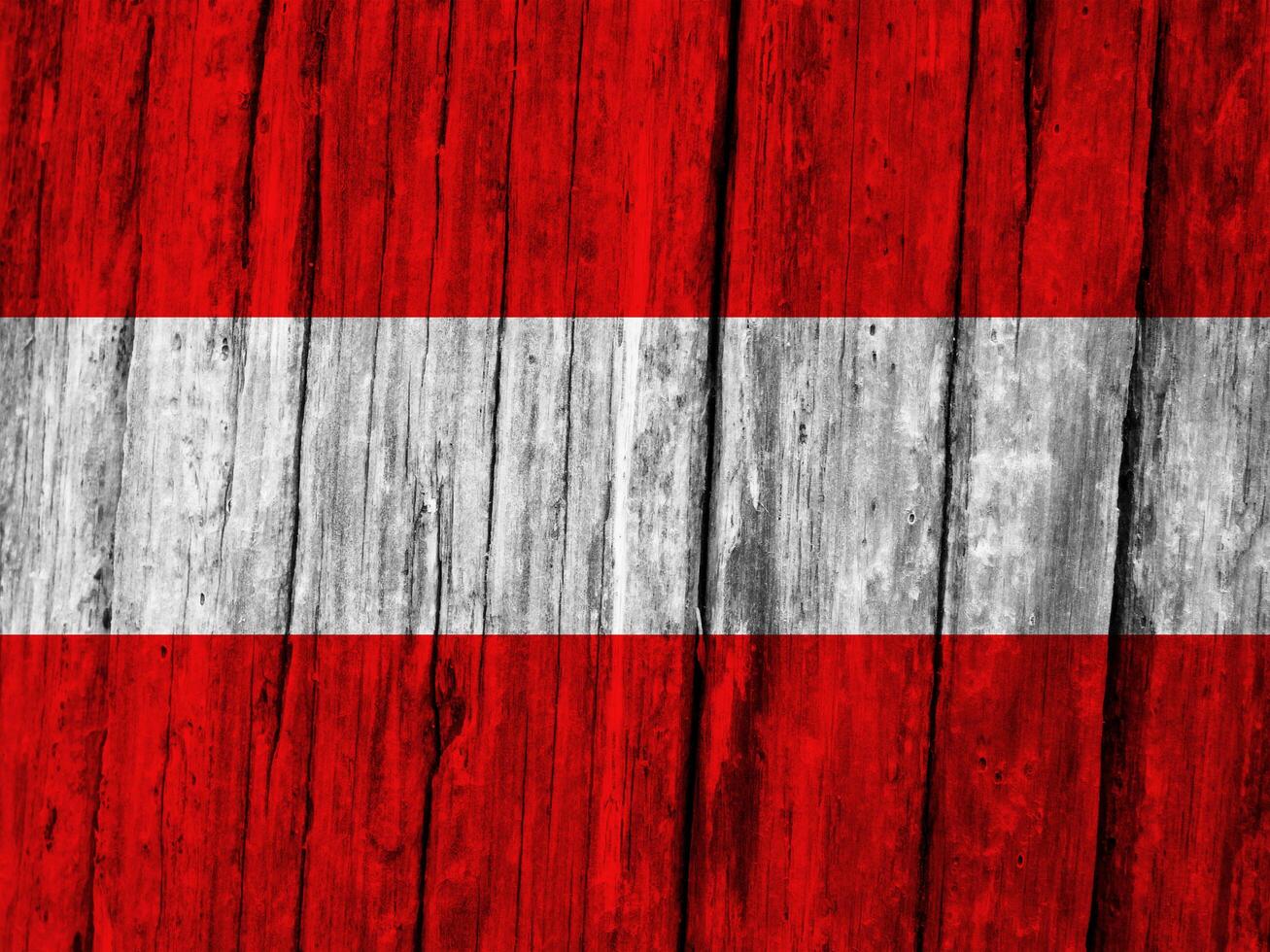 Austrian flag with texture photo
