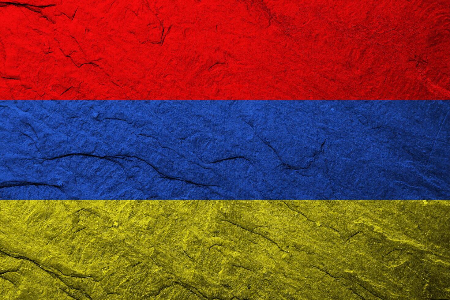 Armenia flag with texture photo
