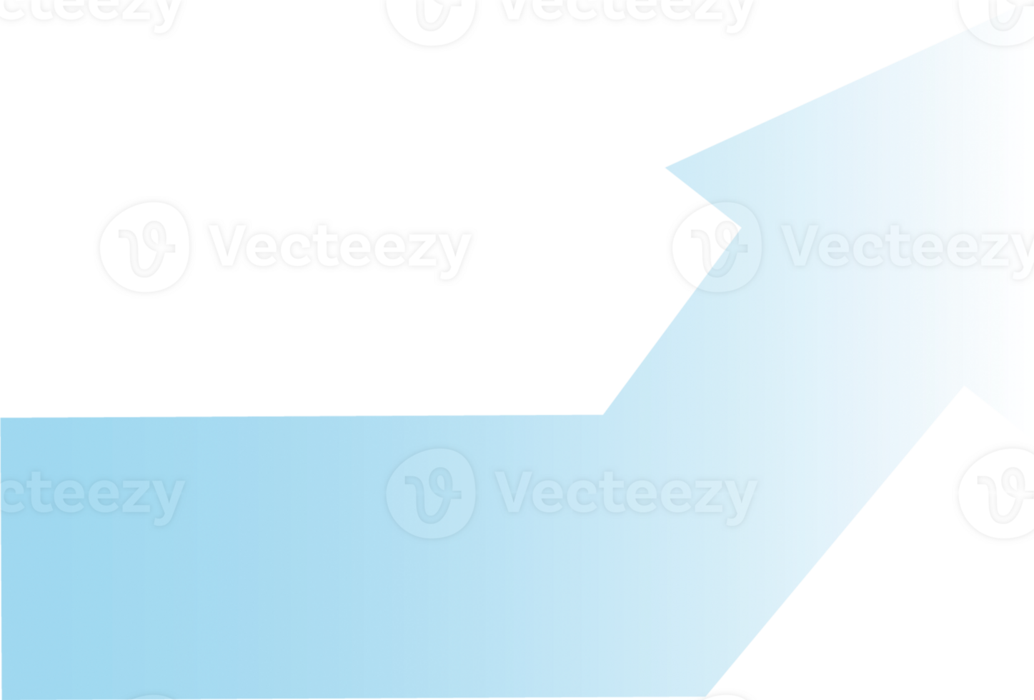 blue gradient arrow png