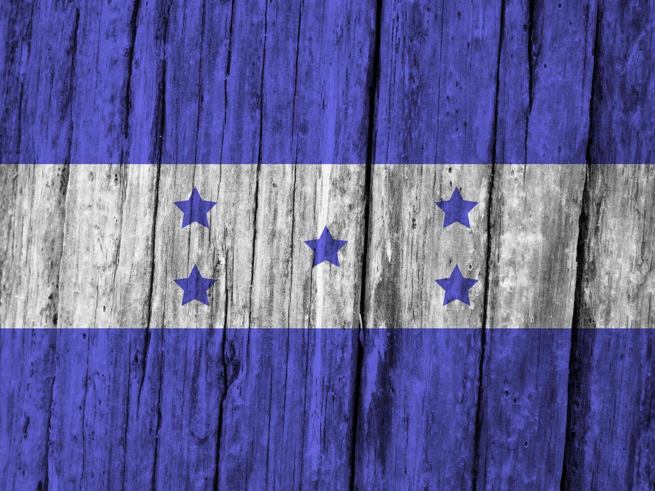 Honduras flag with texture photo