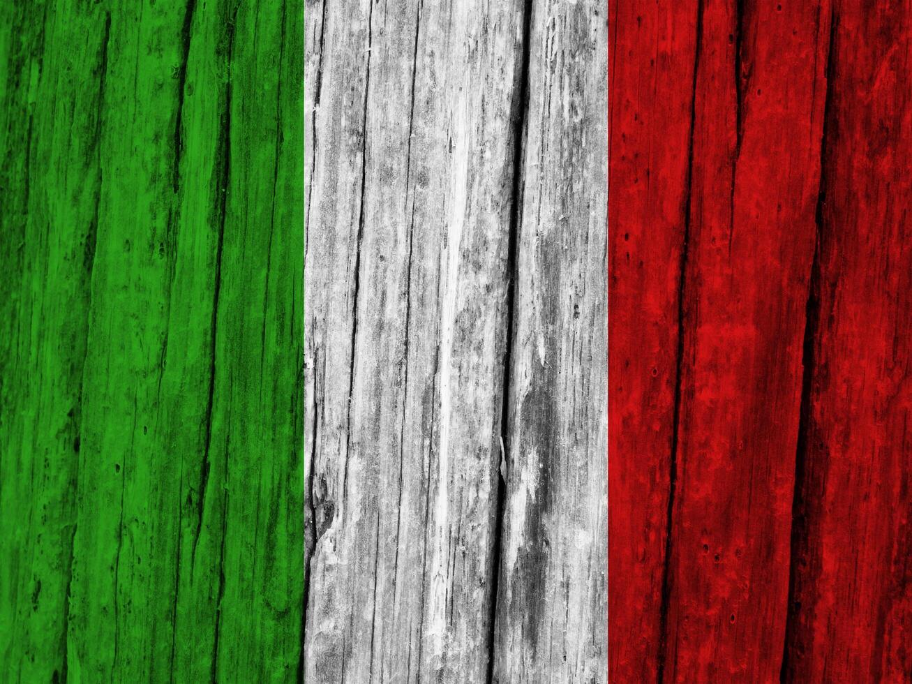 Italy flag with texture photo