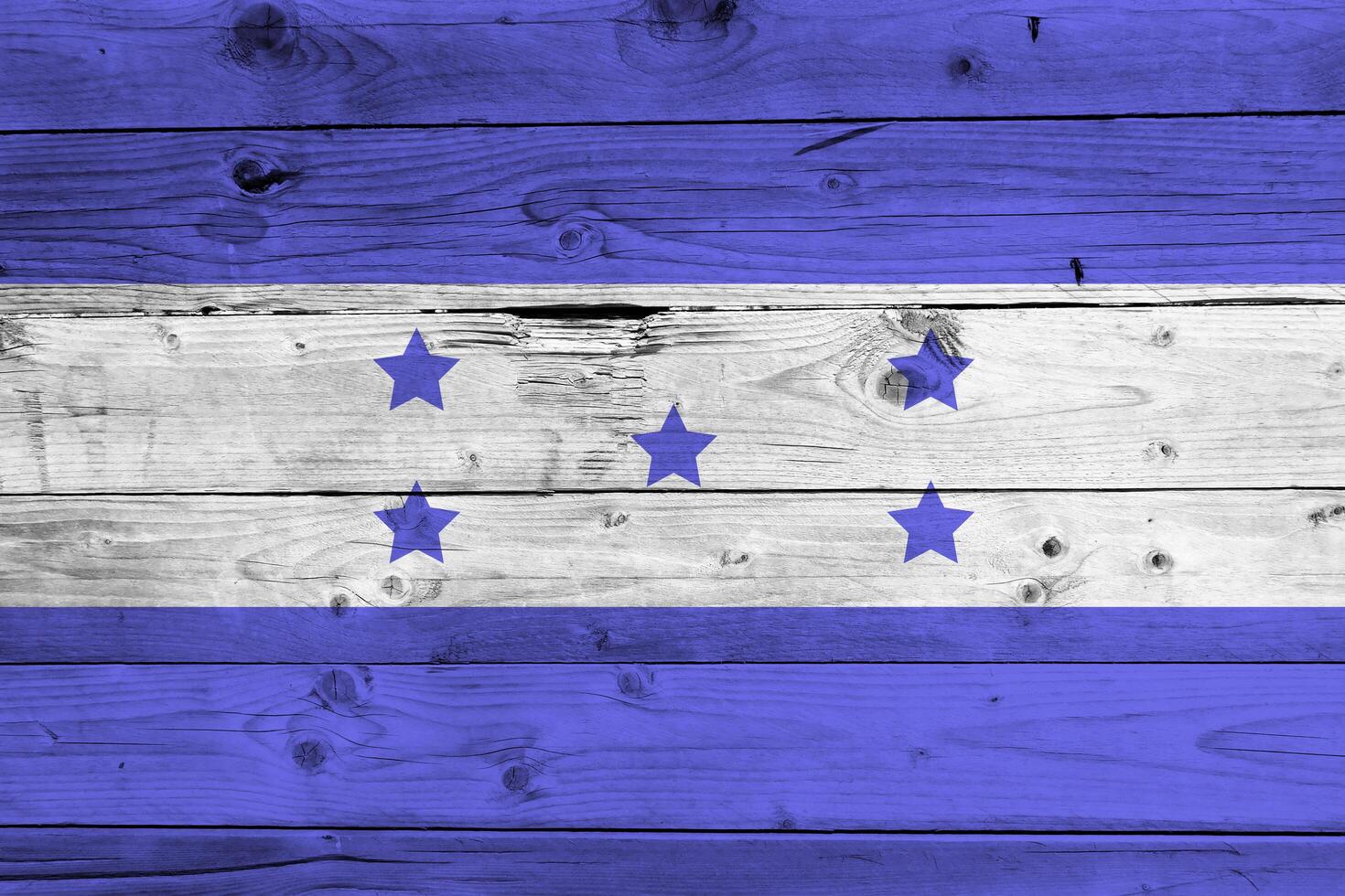 Honduras flag with texture photo