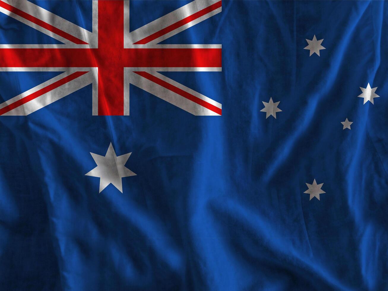 Australian flag with texture photo